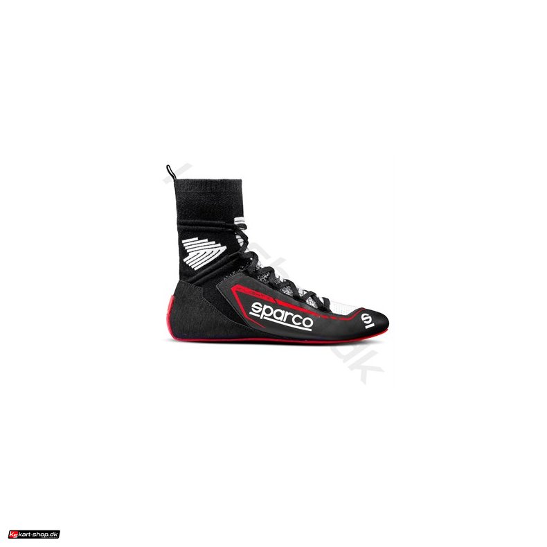 Sparco X-Light+ sko, sort/rd, str. 39-46